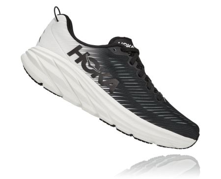 Hoka One One Rincon 3 - Tenis Caminhada Homem Pretas / Branco | PT-cqAFZSN